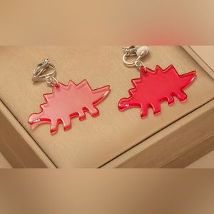 Clip on Dino earrings